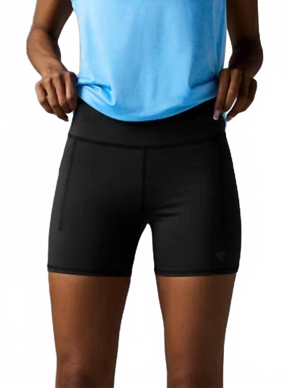 NEW RABBIT speed leggy 4" athletic shorts in black
